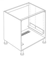 Appliance cabinet for IKEA Faktum oven