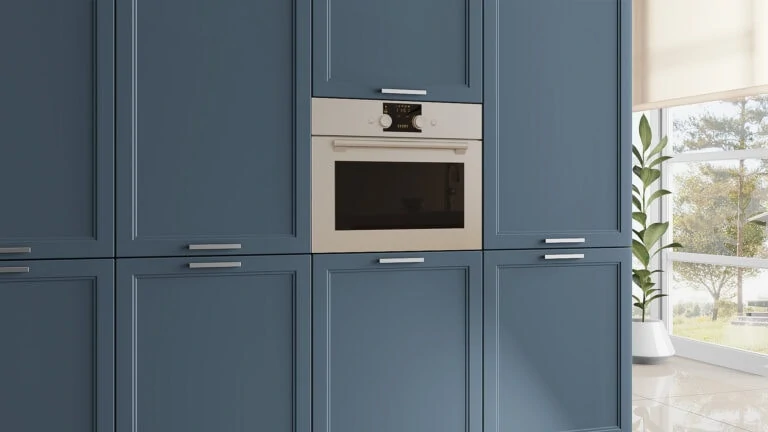 Doors and fronts for IKEA Faktum kitchens in Parisian Blue