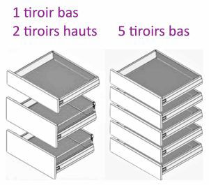 Meuble d'angle bas 90x90 - Faktum online store